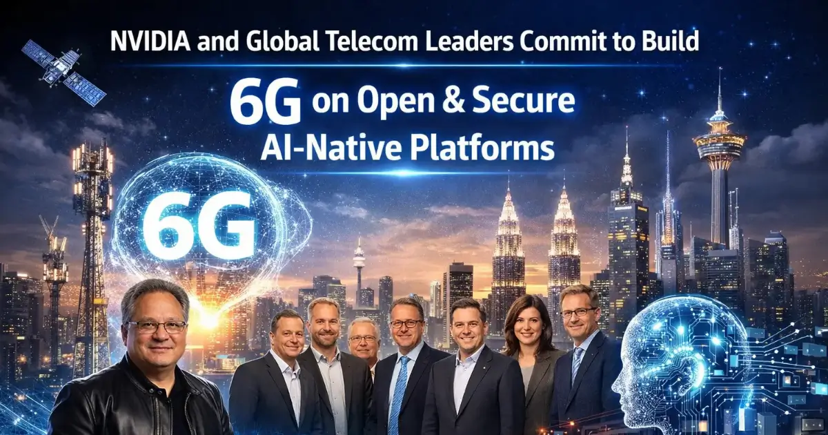 NVIDIA & Telecom Leaders to Build 6G on AI-Native Platforms