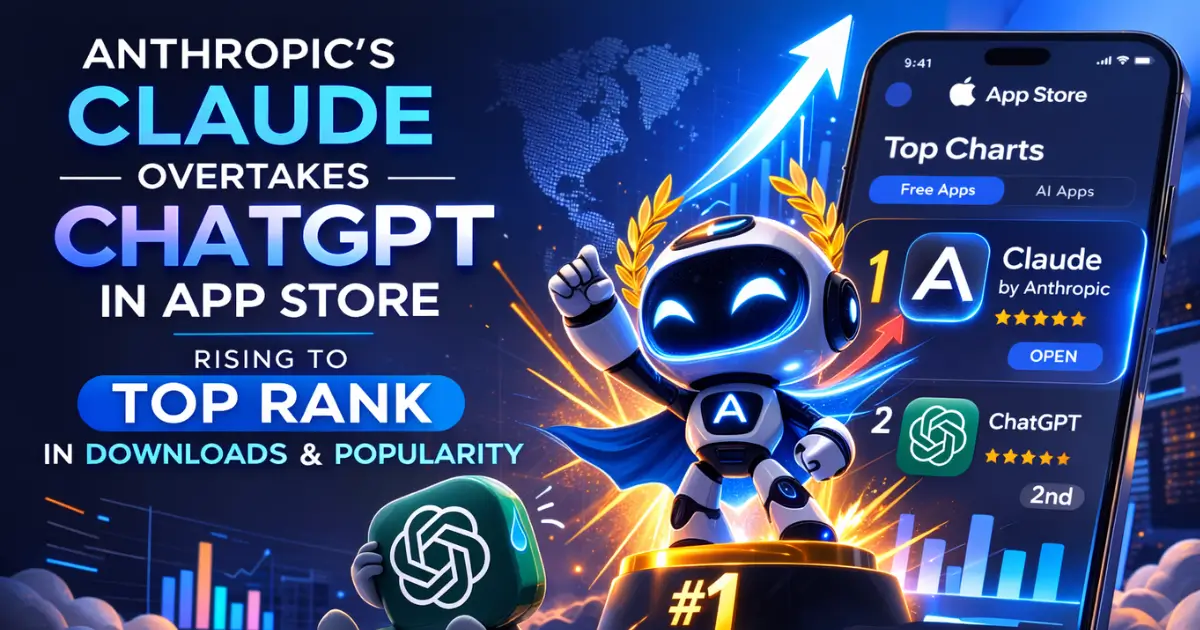 Anthropic's Claude Overtakes ChatGPT in App Store