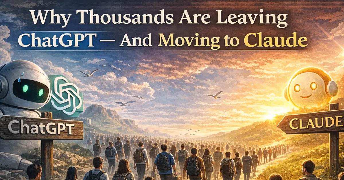 Why Thousands Are Leaving ChatGPT — And Moving to Claude