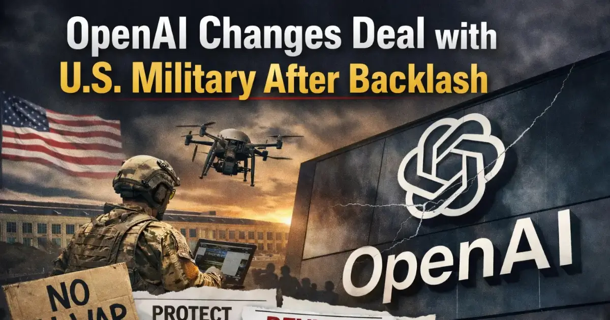 OpenAI Changes Deal with US Military After Backlash