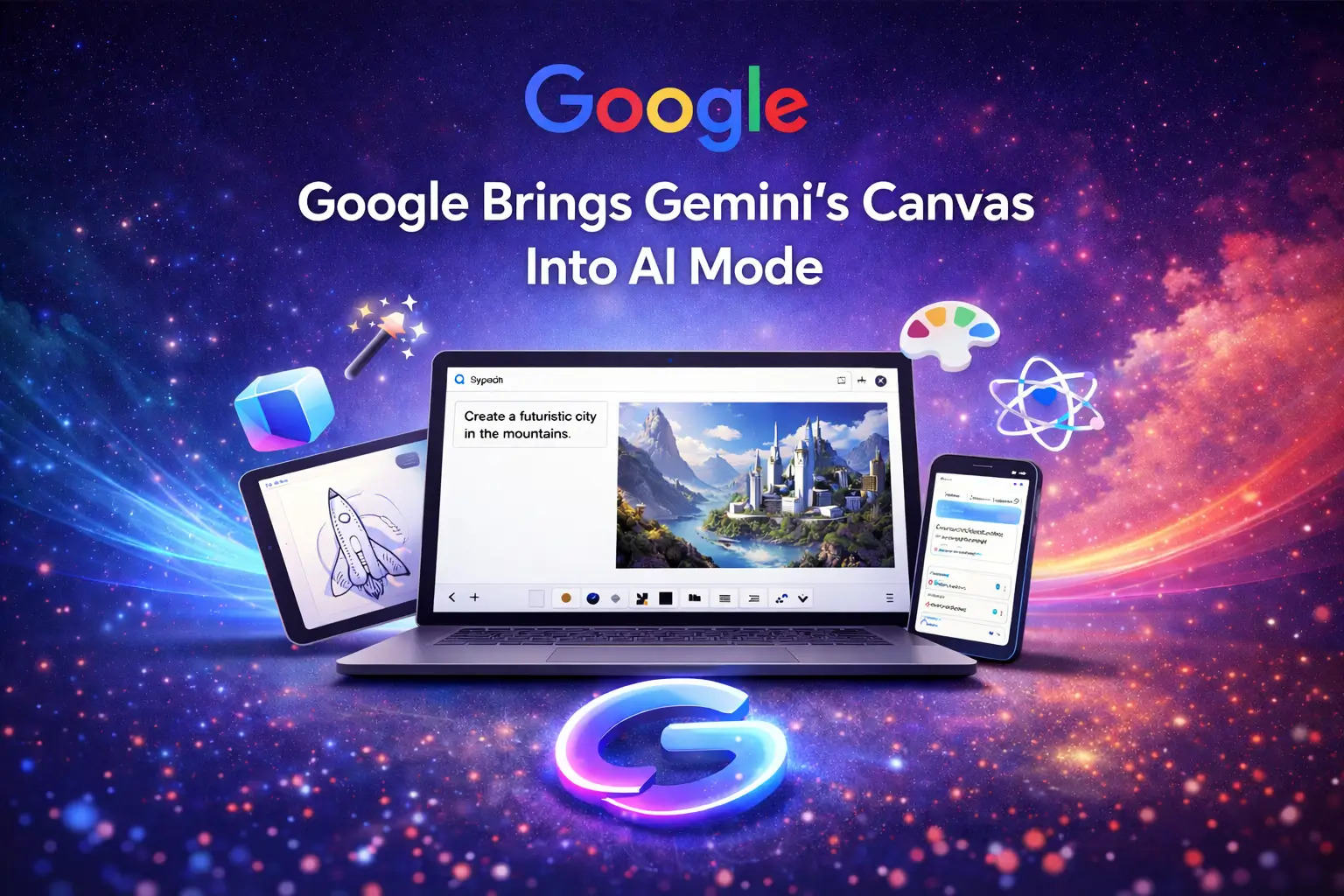 Google Brings Gemini's Canvas Into AI Mode