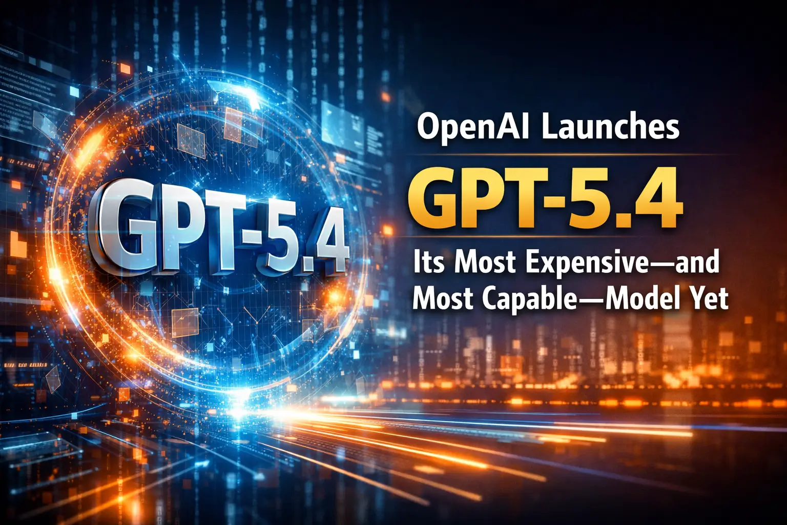 OpenAI Launches GPT-5.4, Its Most Expensive—and Most Capable—Model Yet