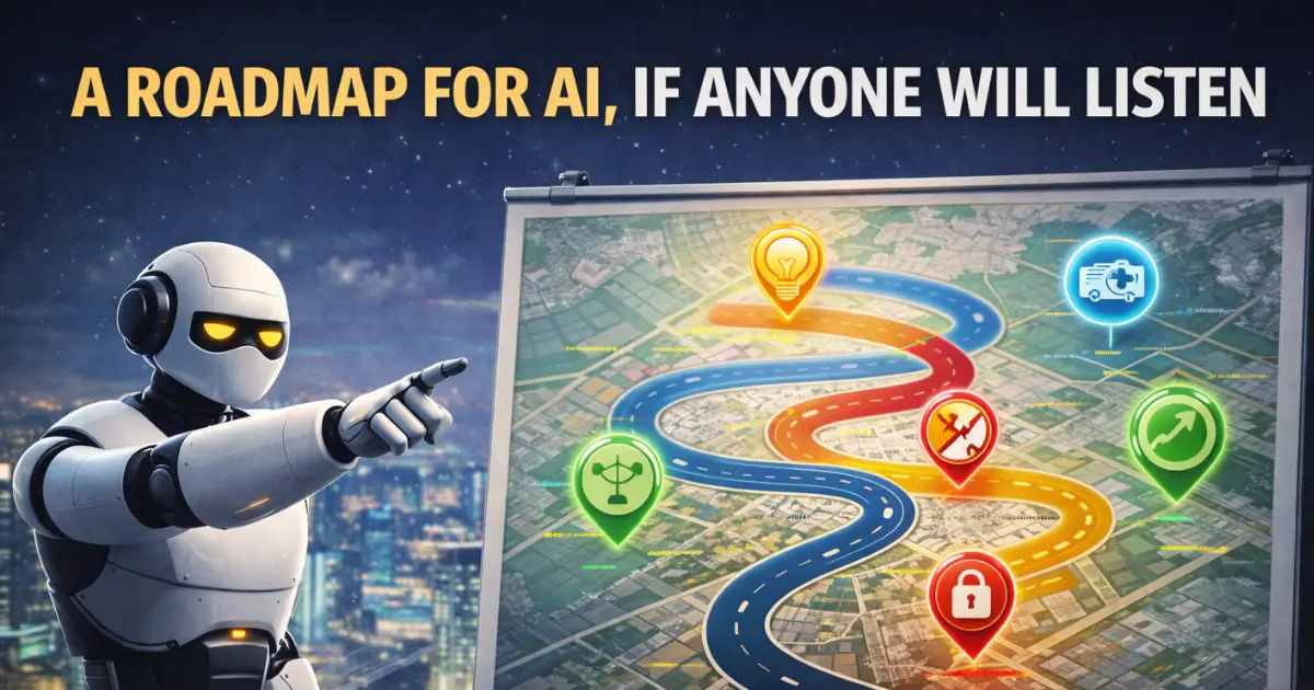 A Roadmap For AI, If Anyone Will Listen