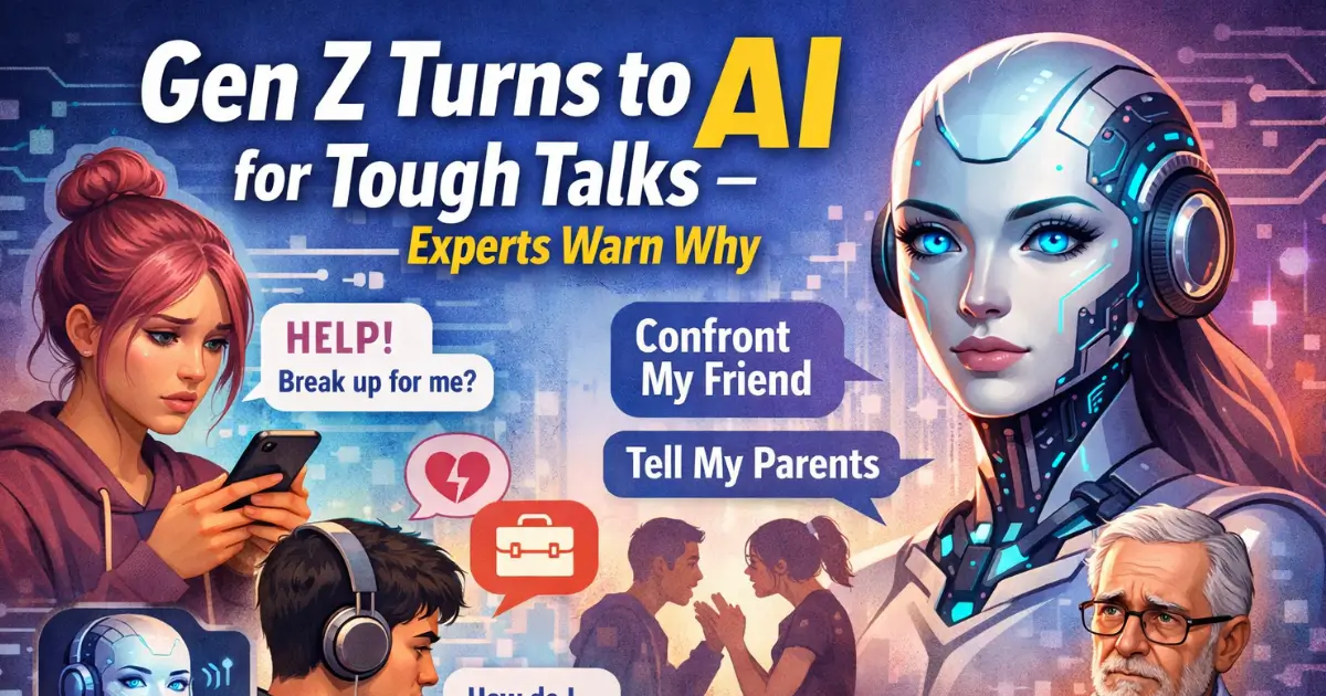 Gen Z Turns to AI for Tough Talks — Experts Warn Why