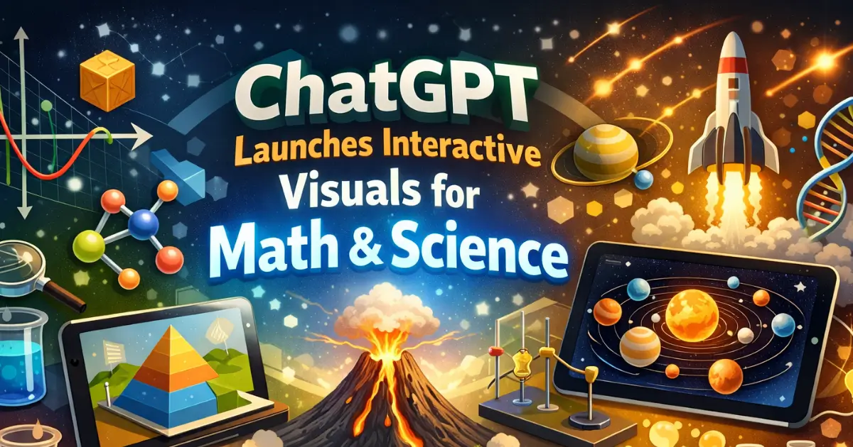 ChatGPT Launches Interactive Visuals for Math Science