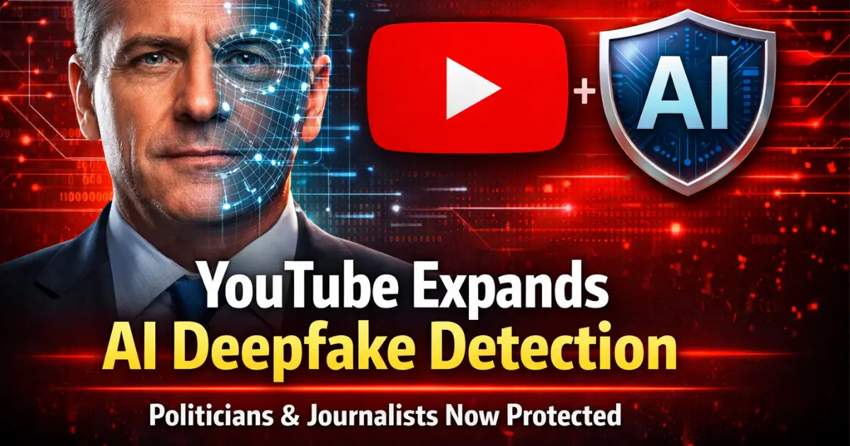 YouTube Expands AI Deepfake Detection to Politicians