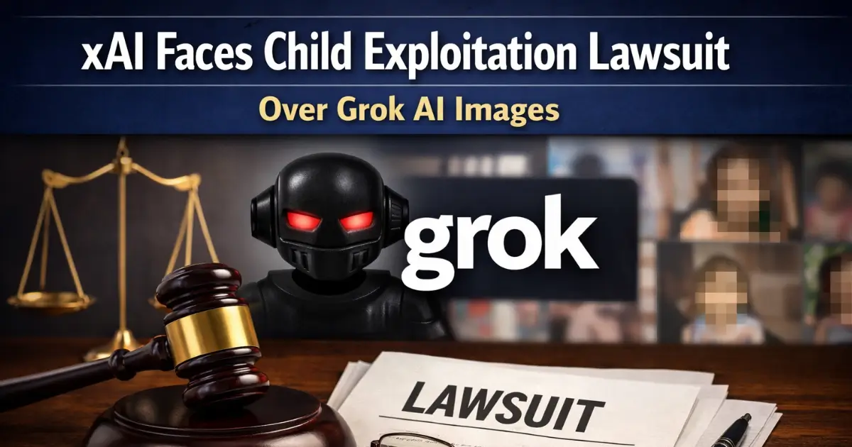 xAI Faces Child Exploitation Lawsuit Over Grok AI Images 