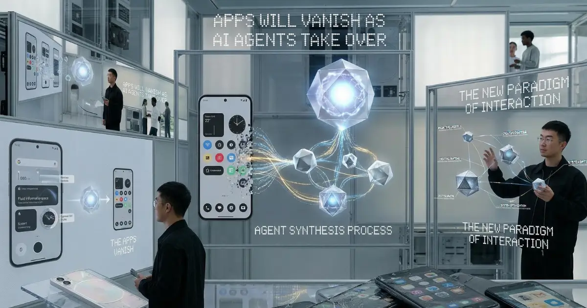 Nothing CEO: Apps Will Vanish as AI Agents Take Over