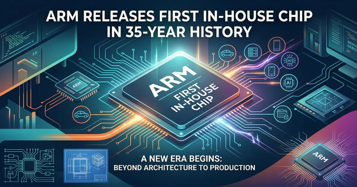 Arm Releases First In-House Chip in 35-Year History