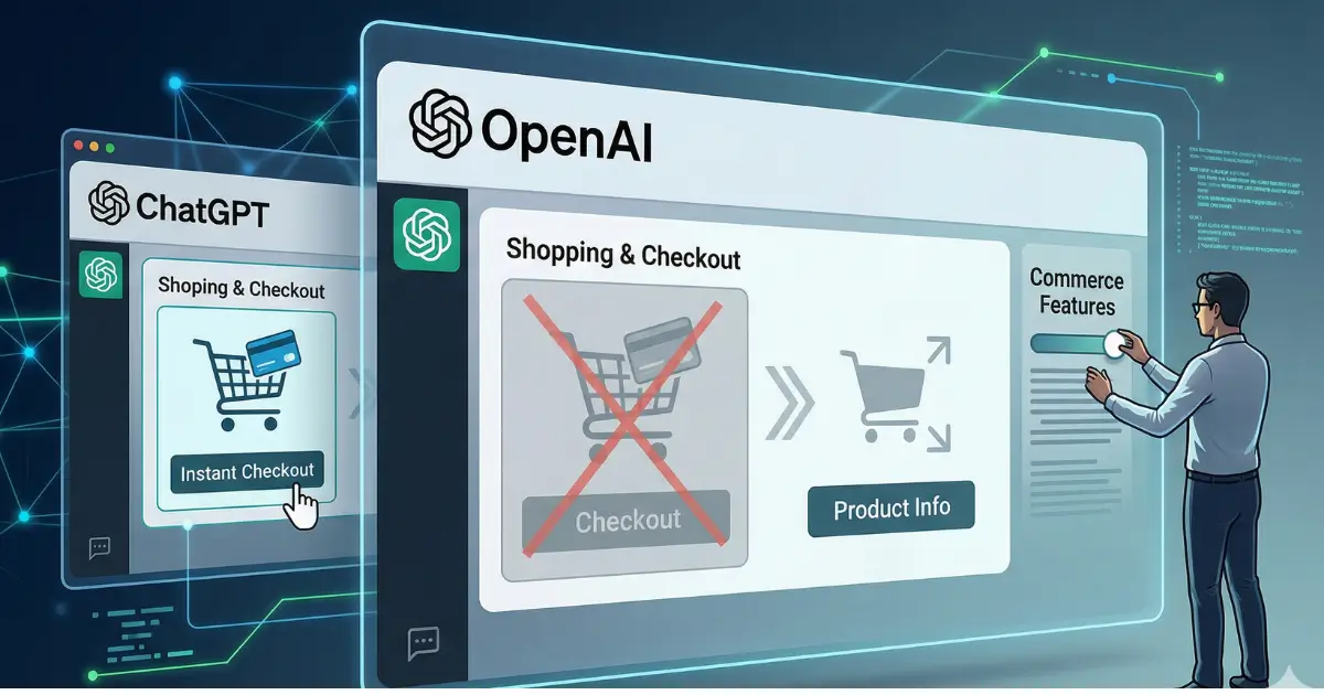 OpenAI Scales Back ChatGPT Shopping Checkout Plans