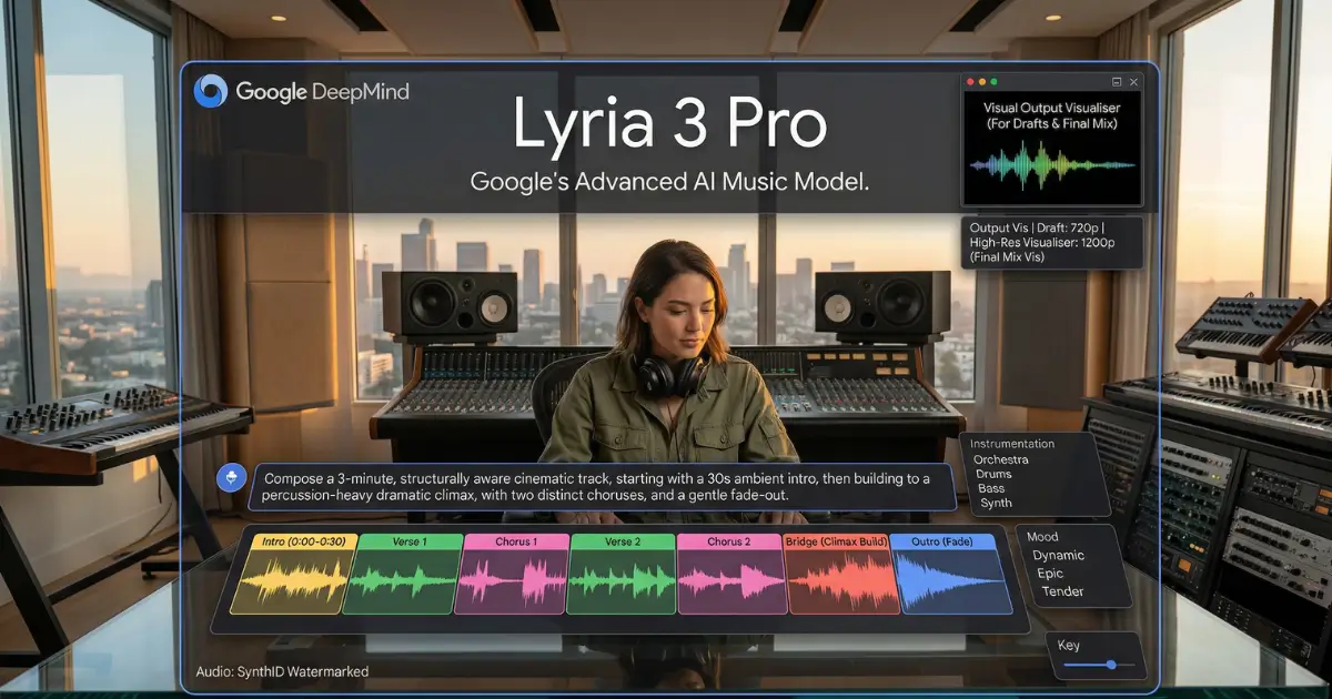 Google Launches Lyria 3 Pro AI Music Generation Model