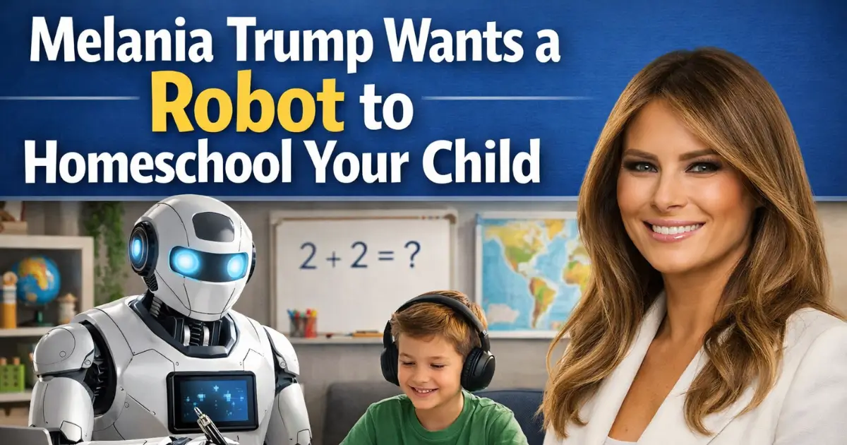 Melania Trump Wants a Robot to Homeschool Your Child