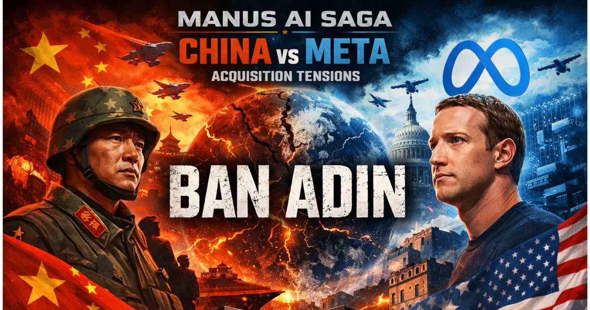 Manus AI Saga: China vs Meta Acquisition Tensions