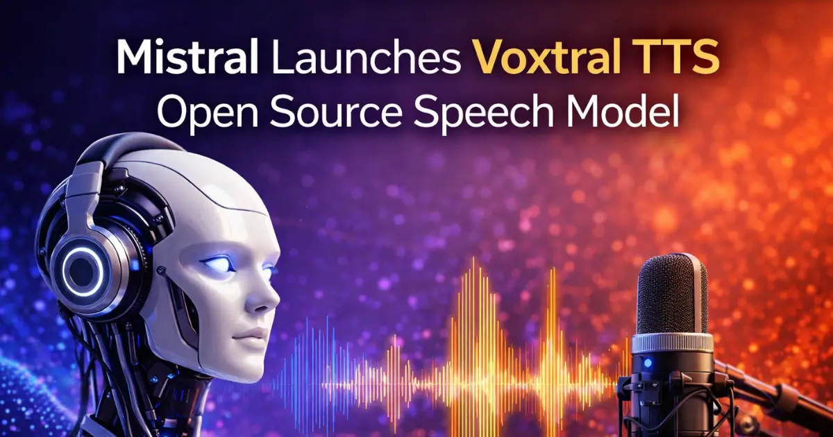 Mistral Launches Voxtral TTS Open Source Speech Model