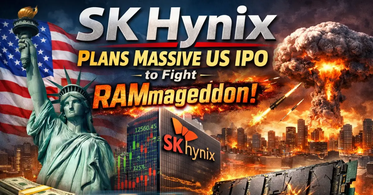 SK Hynix Plans Massive US IPO to Fight RAMmageddon