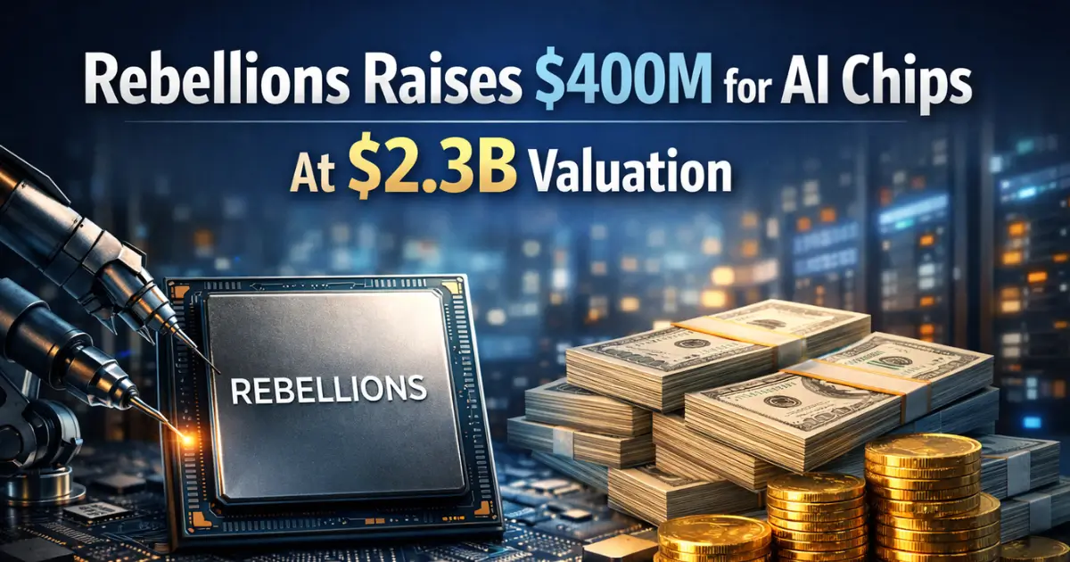 Rebellions Raises $400M for AI Chips at $2.3B Value