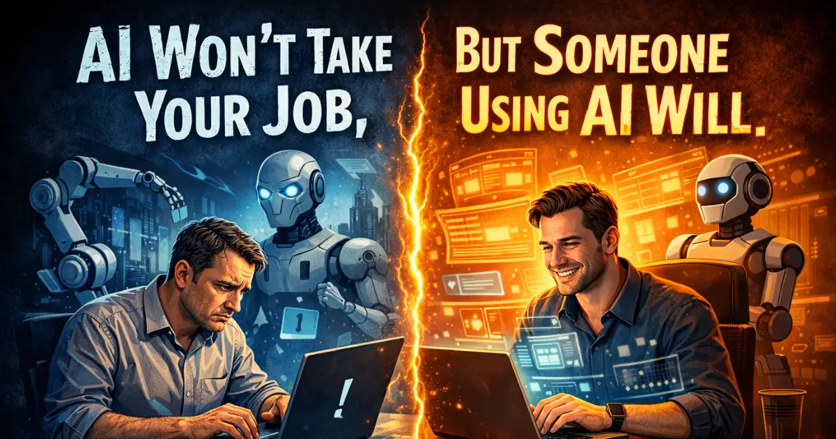 AI Won't Take Your Job, But Someone Using AI Will
