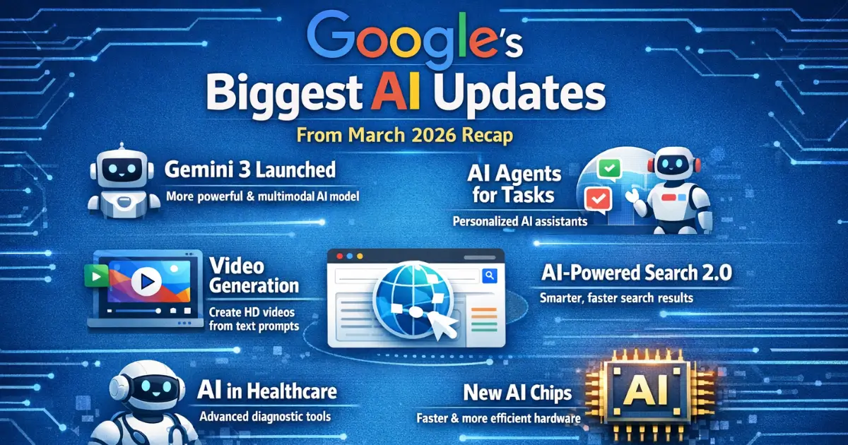 Google's Biggest AI Updates From March 2026 Recap