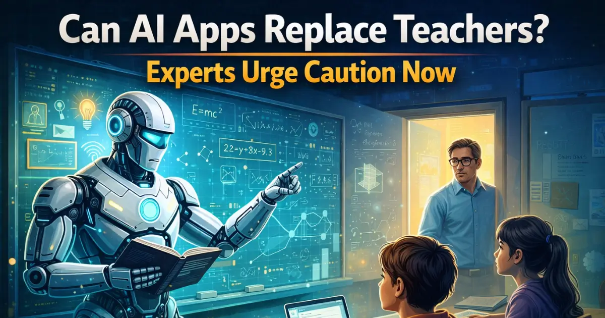 Can AI Apps Replace Teachers? Experts Urge Caution Now