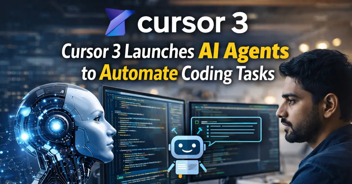 Cursor 3 Launches AI Agents to Automate Coding Tasks