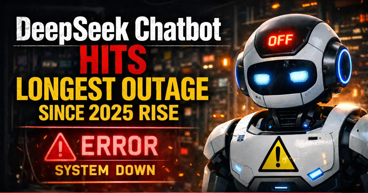 DeepSeek Chatbot Hits Longest Outage Since 2025 Rise