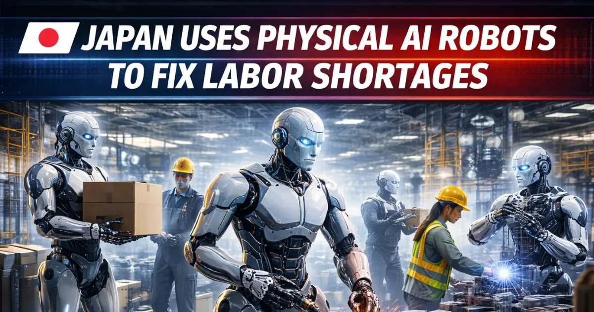 Japan Uses Physical AI Robots to Fix Labor Shortages