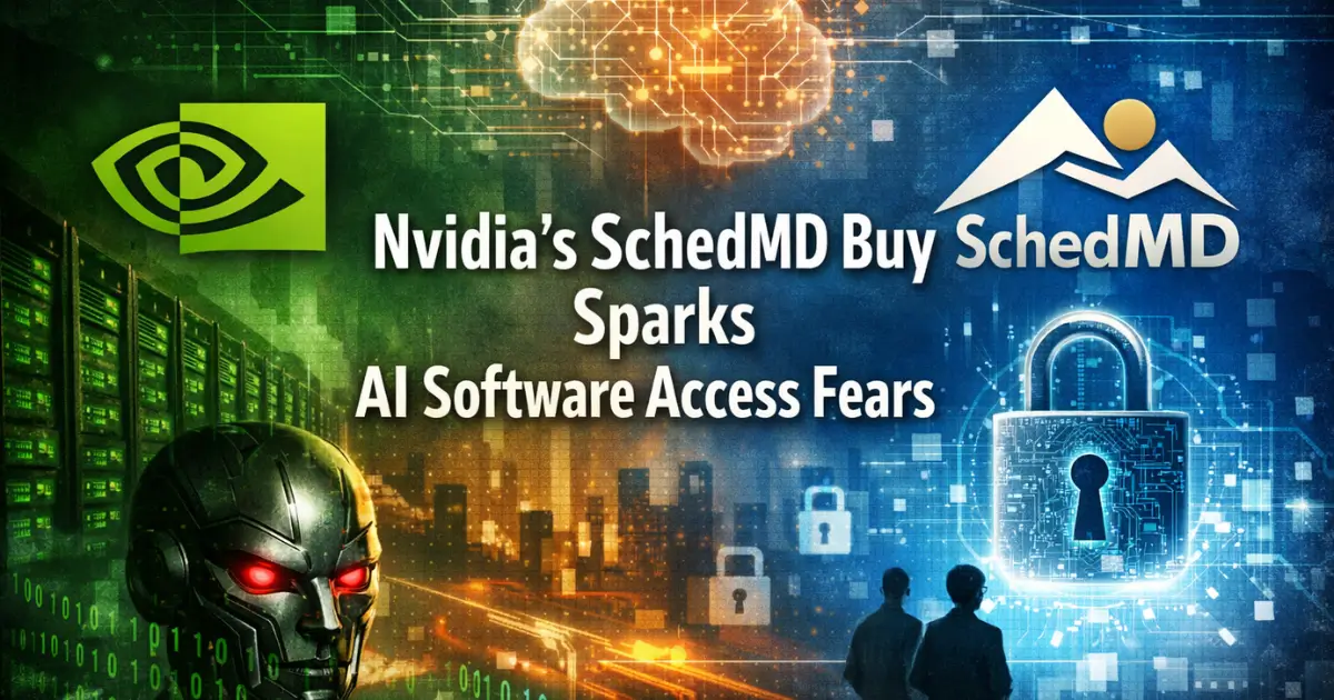  Nvidia's SchedMD Buy Sparks AI Software Access Fears