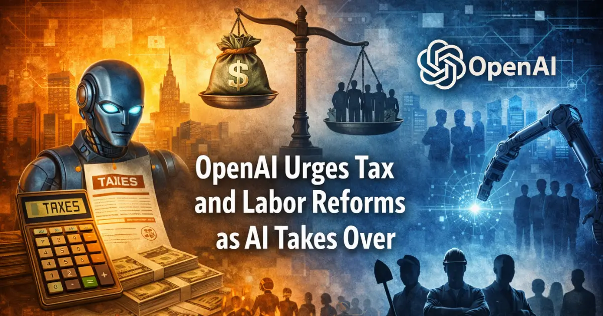 OpenAI Urges Tax and Labor Reforms as AI Takes Over