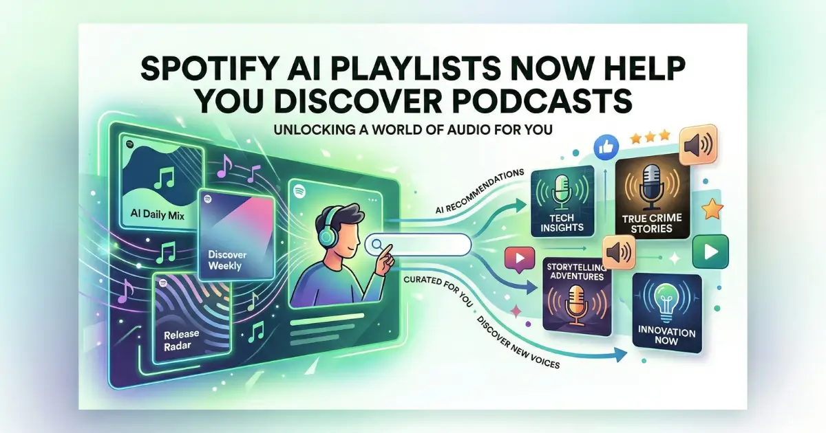 Spotify AI Playlists Now Help You Discover Podcasts