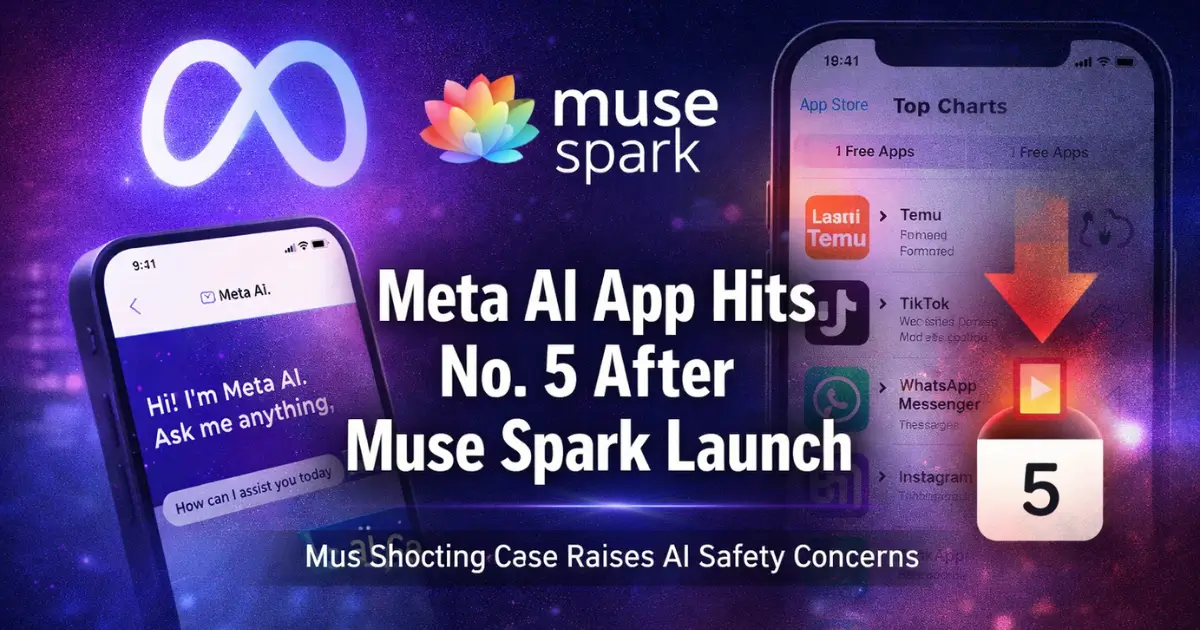 Meta AI App Hits No. 5 After Muse Spark Launch