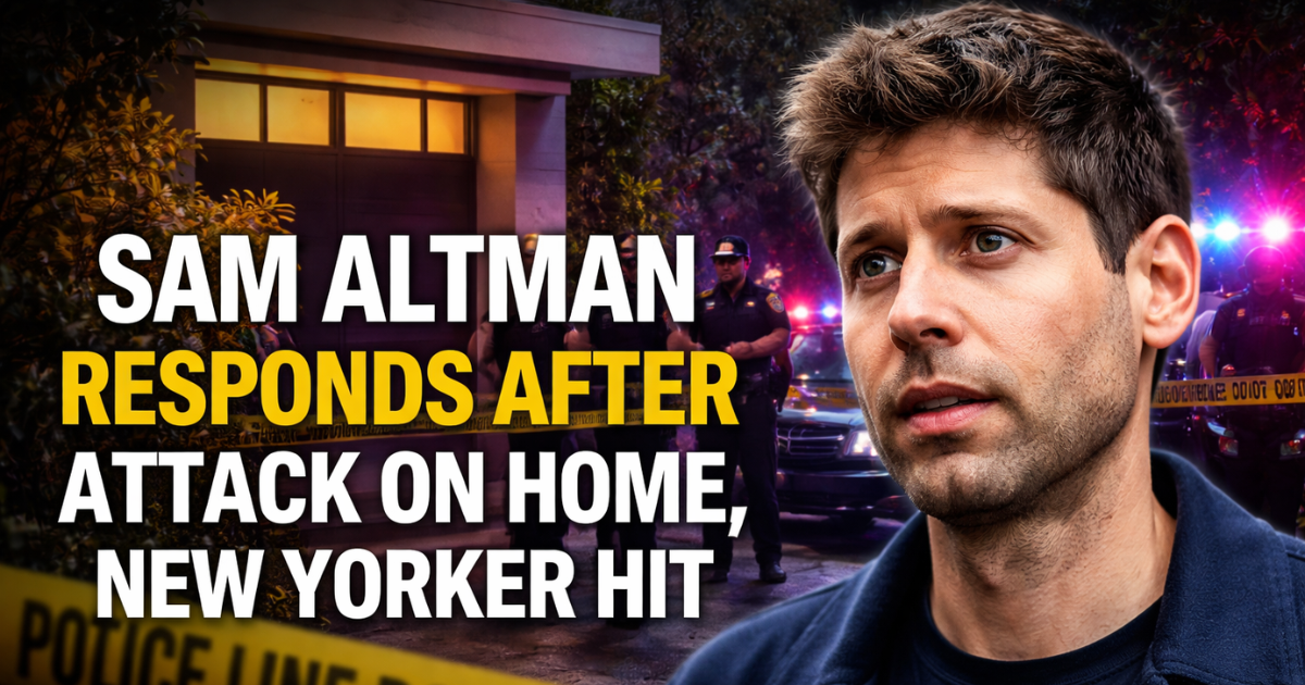 Sam Altman Responds After Attack on Home, New Yorker Hit