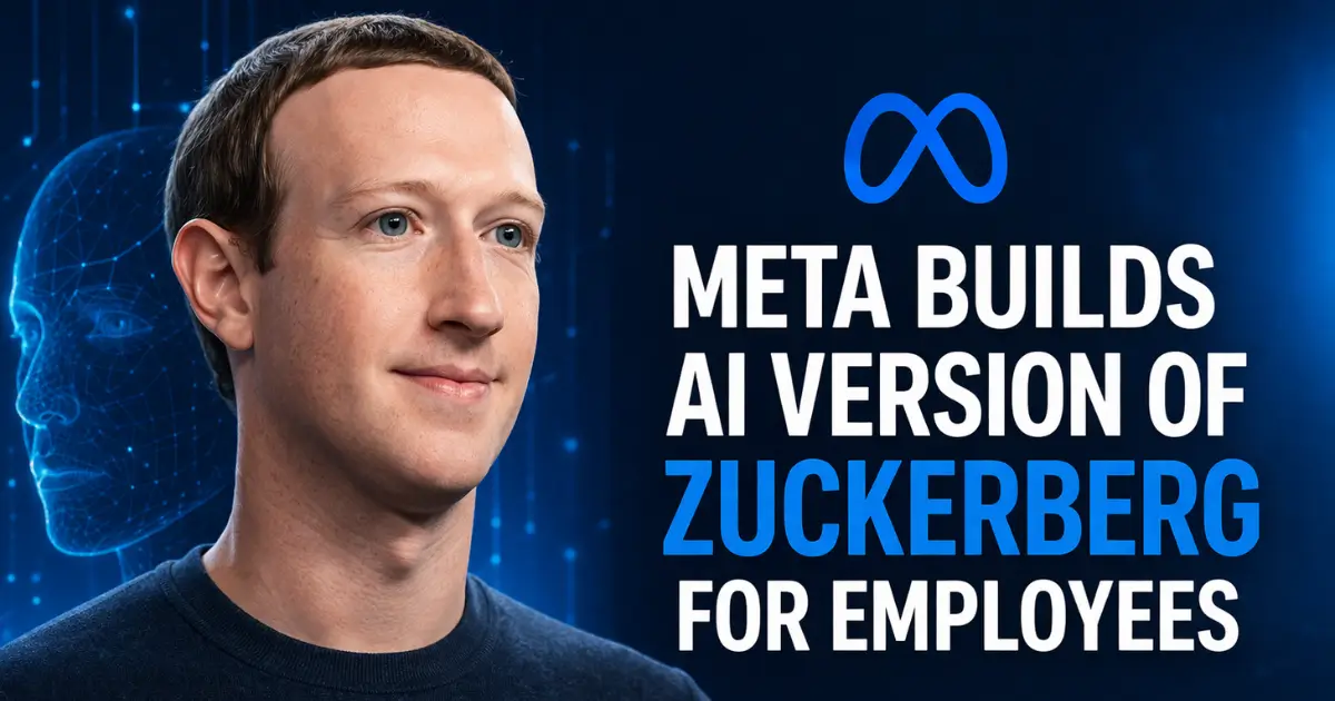 Meta Builds AI Version of Zuckerberg for Employees