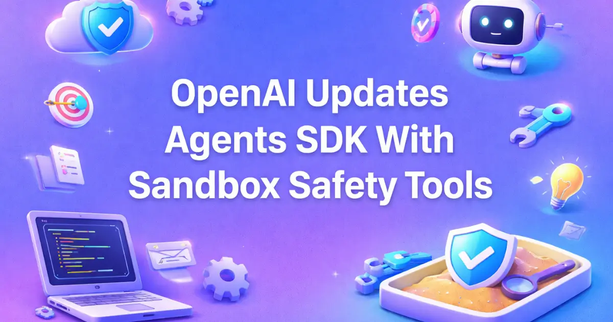 OpenAI Updates Agents SDK With Sandbox Safety Tools