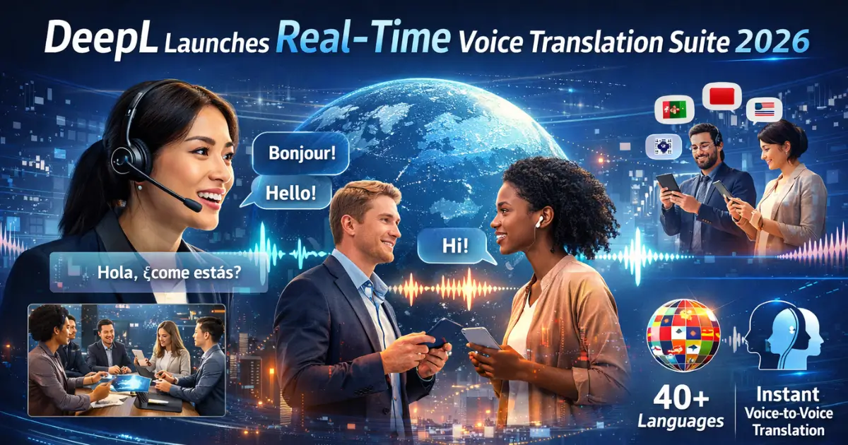 DeepL Launches Real-Time Voice Translation Suite 2026