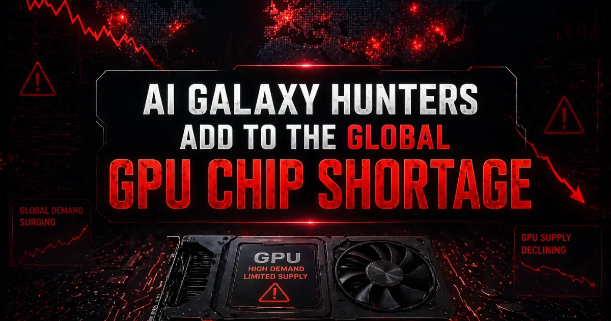 AI Galaxy Hunters Add to the Global GPU Chip Shortage