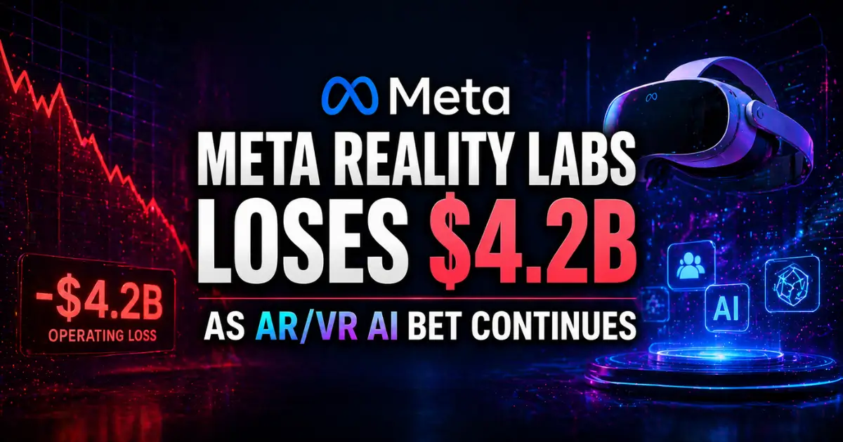 Meta Reality Labs Loses $4.2B as AR/VR AI Bet Continues
