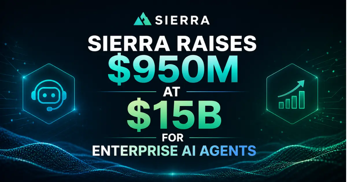Sierra Raises $950M at $15B for Enterprise AI Agents