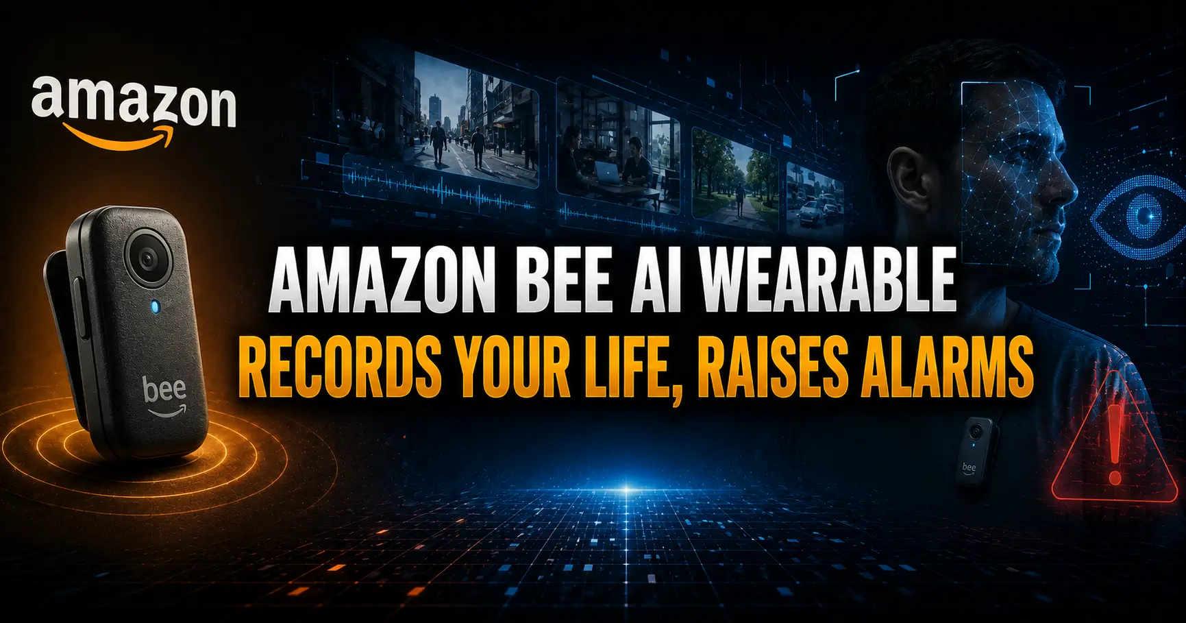 Amazon Bee AI Wearable Records Your Life, Raises Alarms
