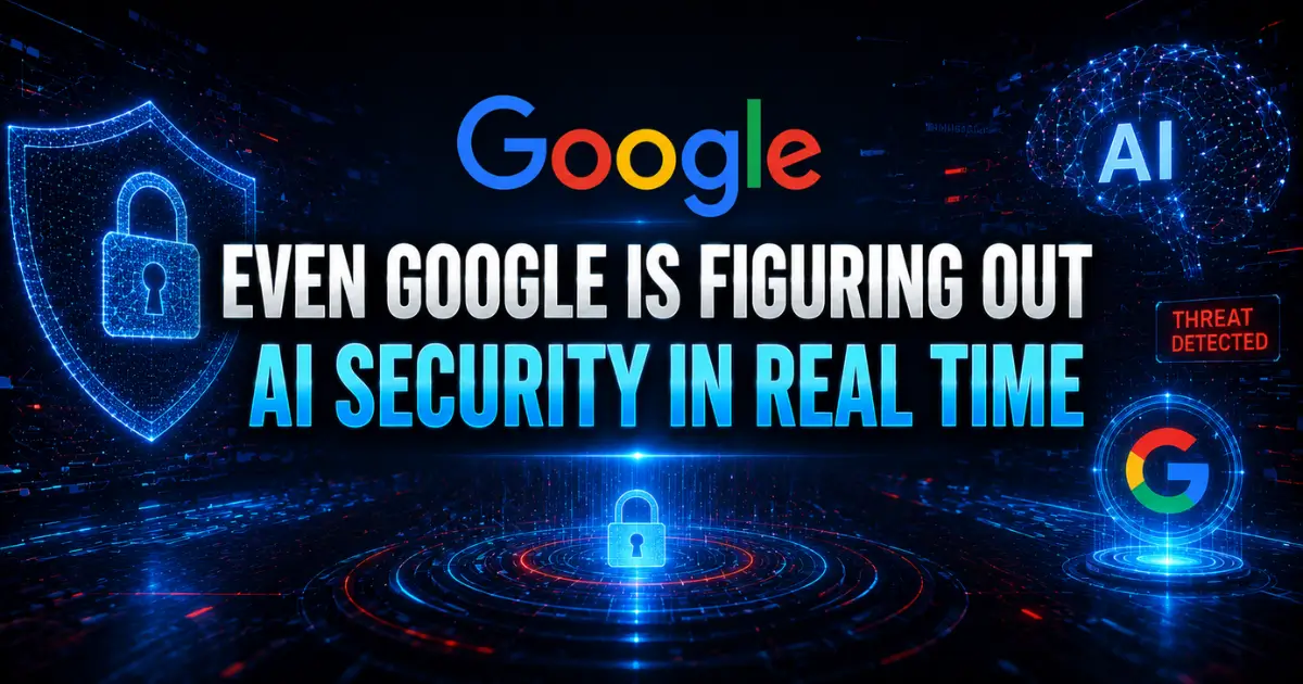 Even Google Is Figuring Out AI Security in Real Time