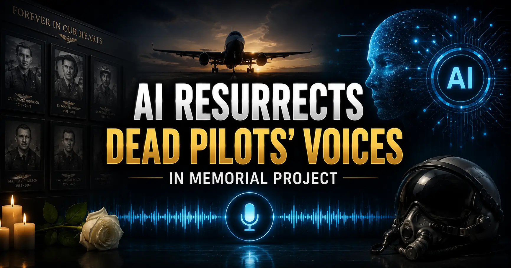AI Resurrects Dead Pilots' Voices in Memorial Project